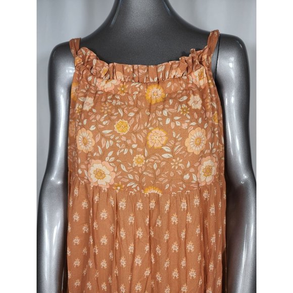 Spell & the Gypsy Collective NWT Utopia Tie Maxi Dress Organic Extra Small XS - Picture 7 of 10